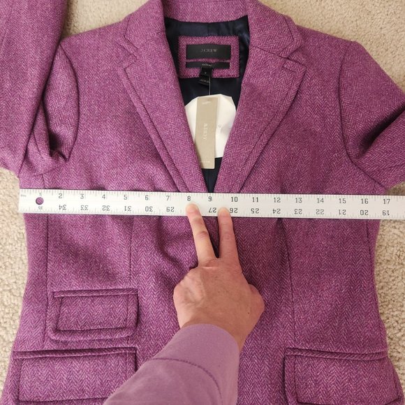 NWT Rare Wool Herringbone SUIT--Hacking Blazer and No. 2 Pencil Skirt - Picture 7 of 16